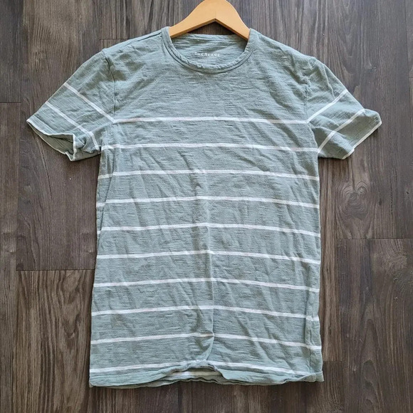 Everlane Men's T-Shirt S Multicolor 100% Cotton Striped Short Sleeves Round Neck - Picture 1 of 5